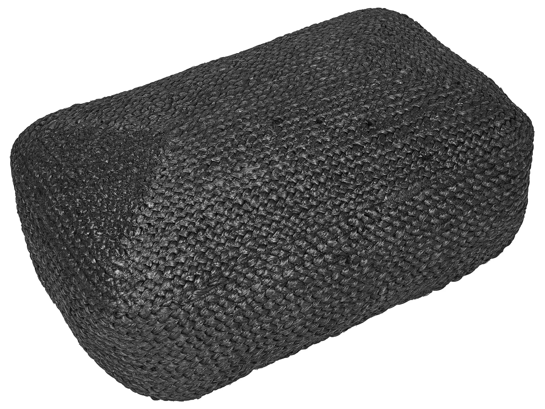 Pouffe ISARDA Jute Black