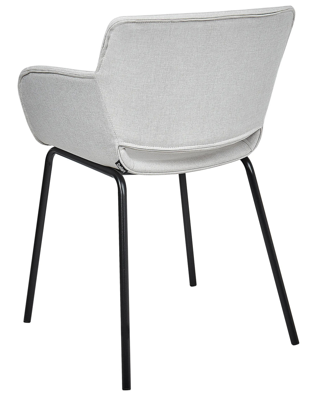 Set of 2 Dining Chairs Light Grey