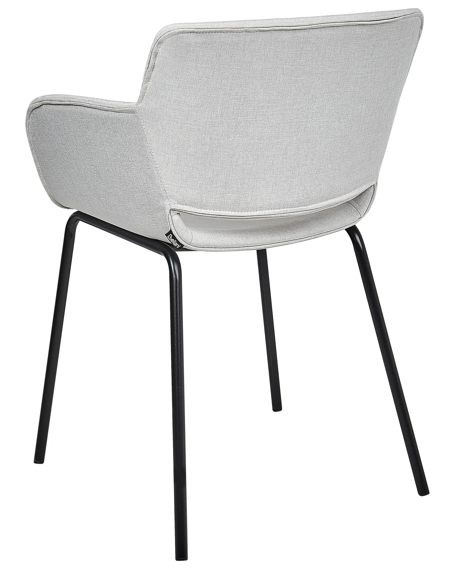 Set of 2 Dining Chairs Light Grey