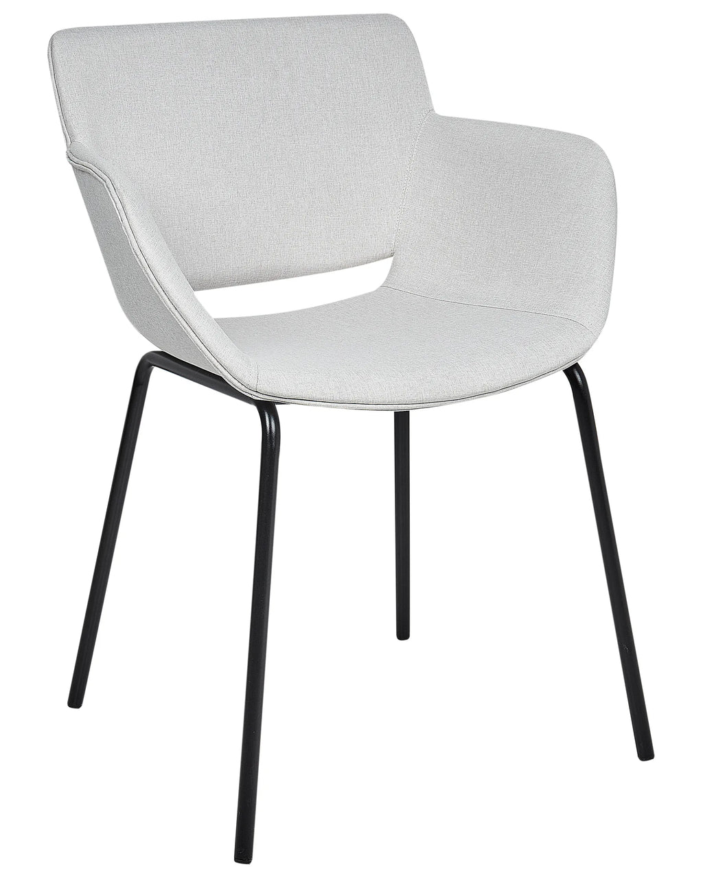 Set of 2 Dining Chairs Light Grey