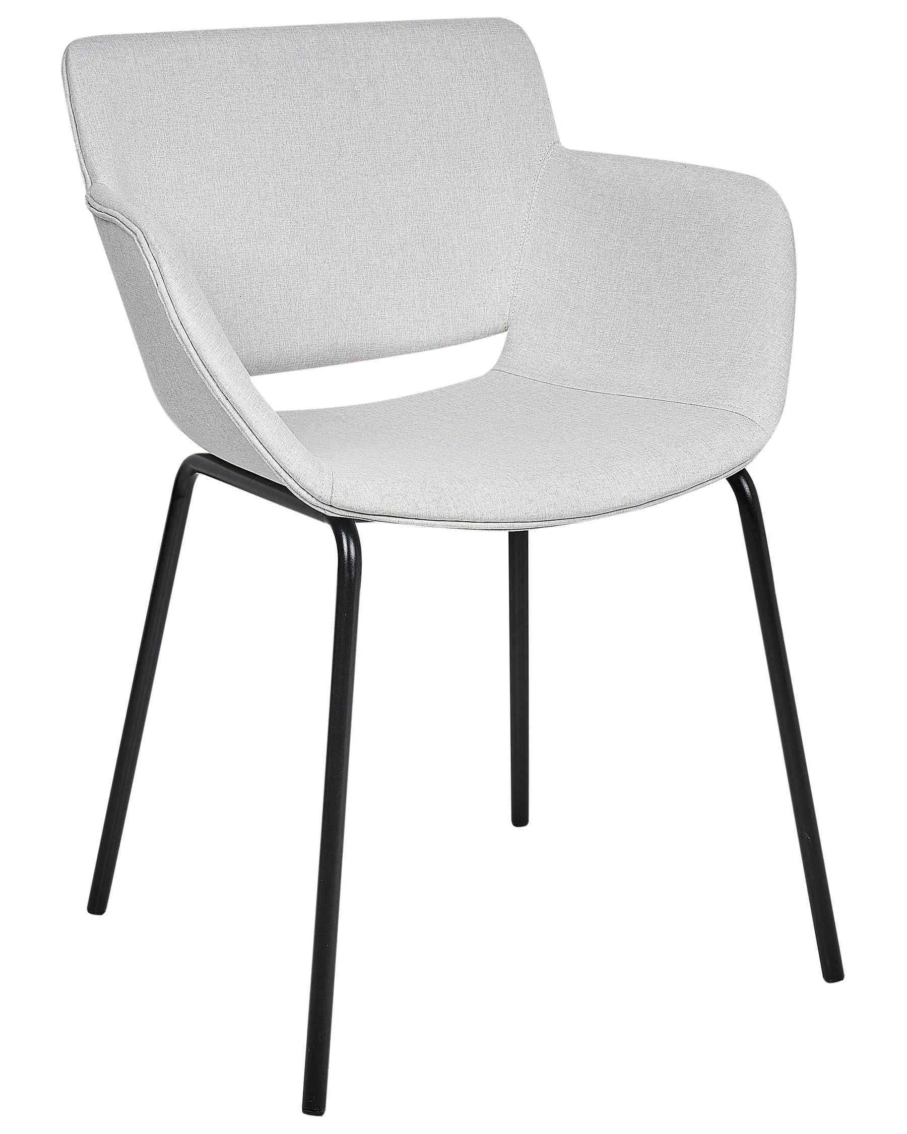 Set of 2 Dining Chairs Light Grey