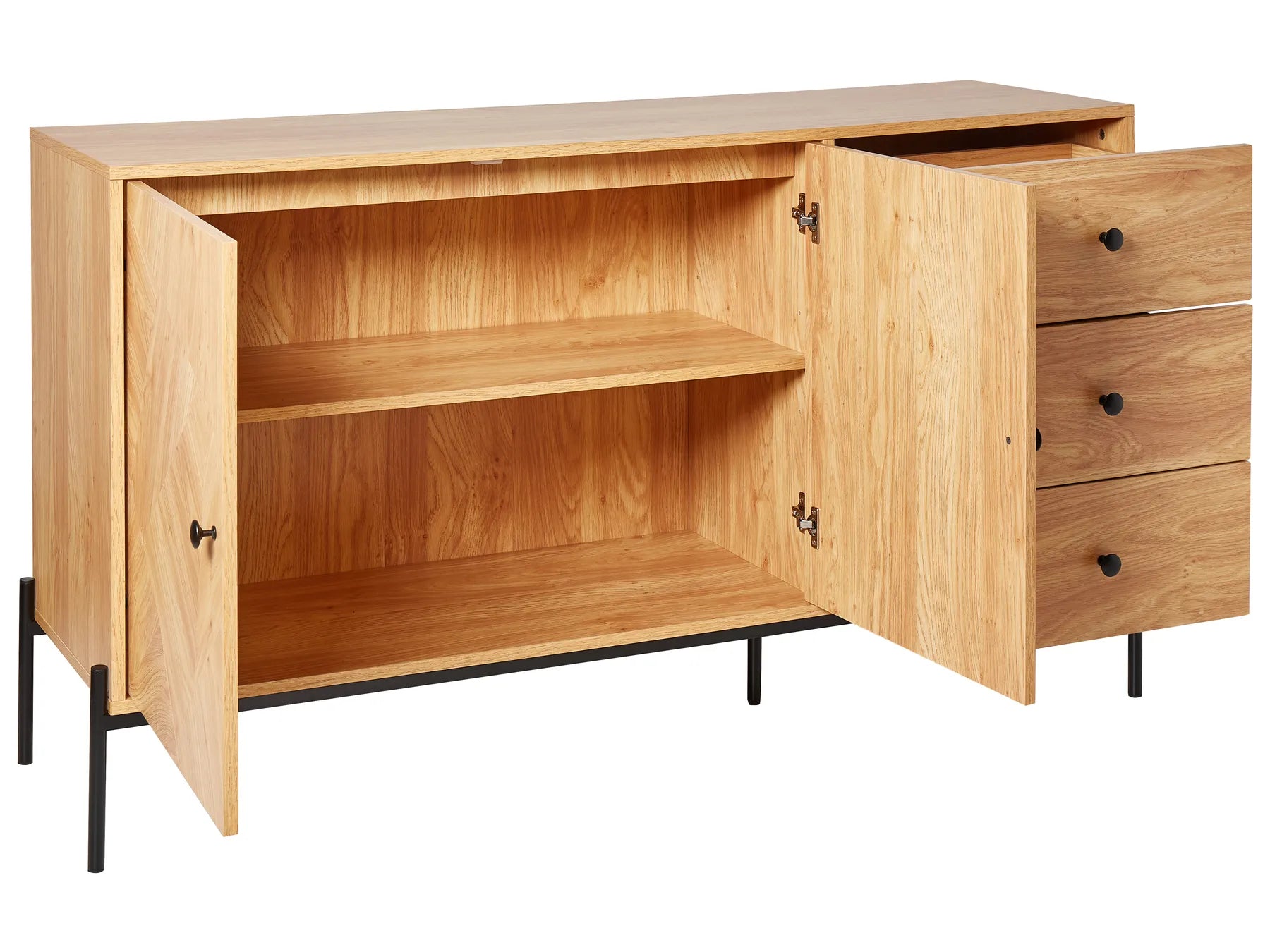 2 Door Sideboard ARIZONA Brown