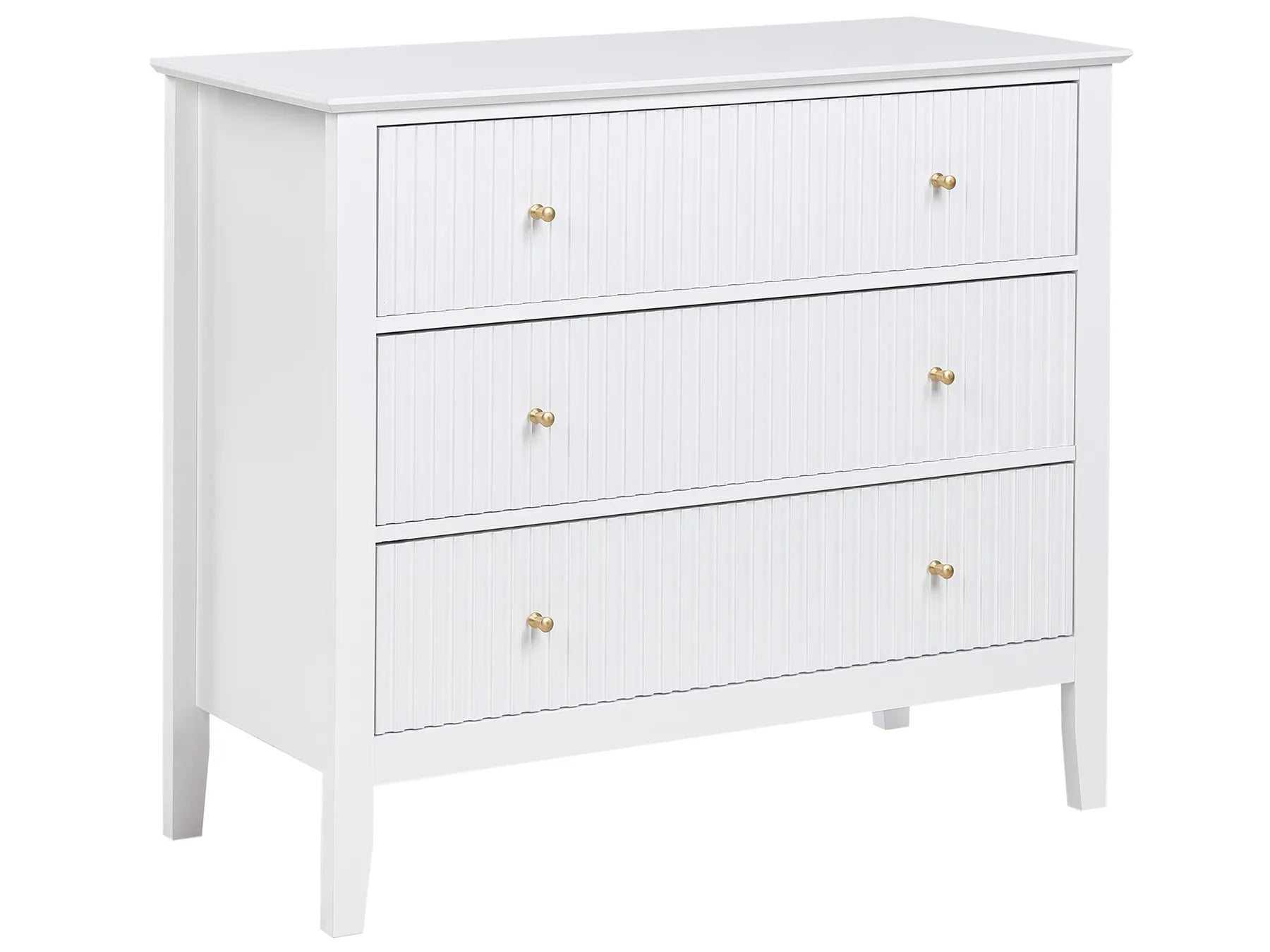 3 Drawer Chest ASSISI White
