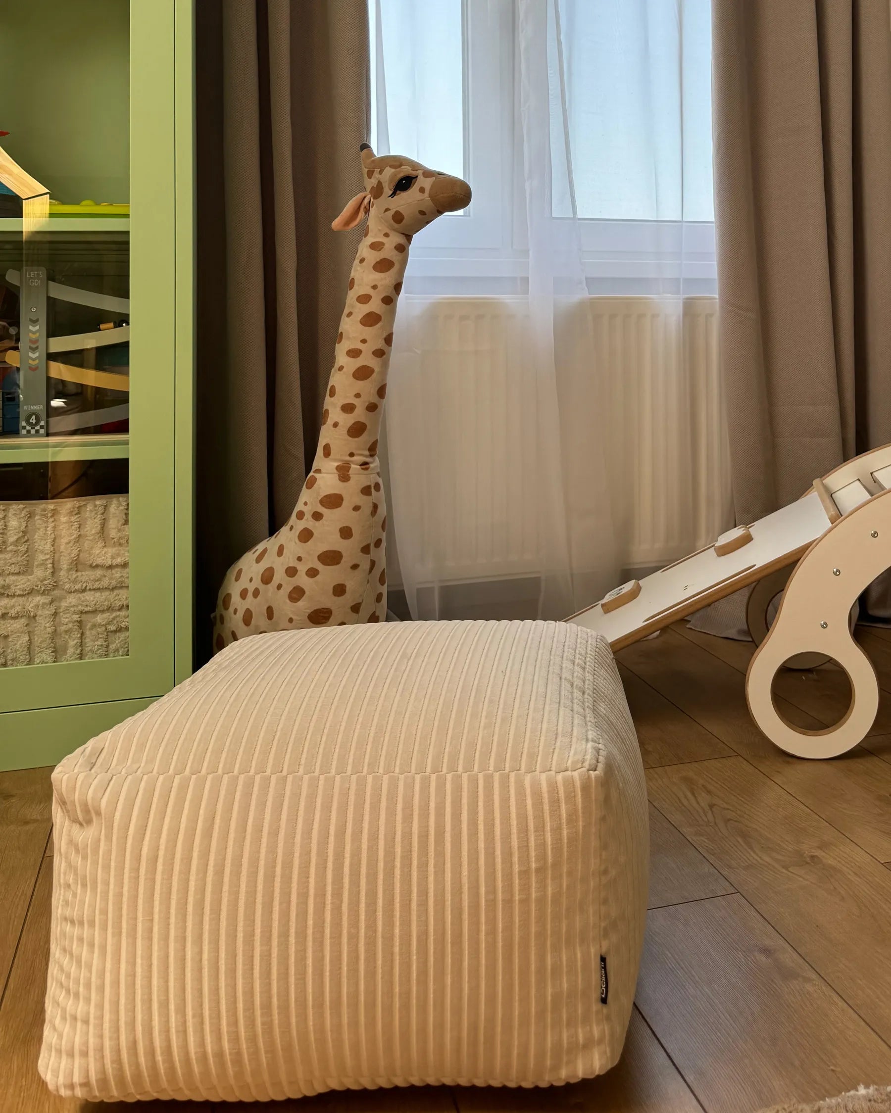 Pouffe MUKKI Cotton Beige