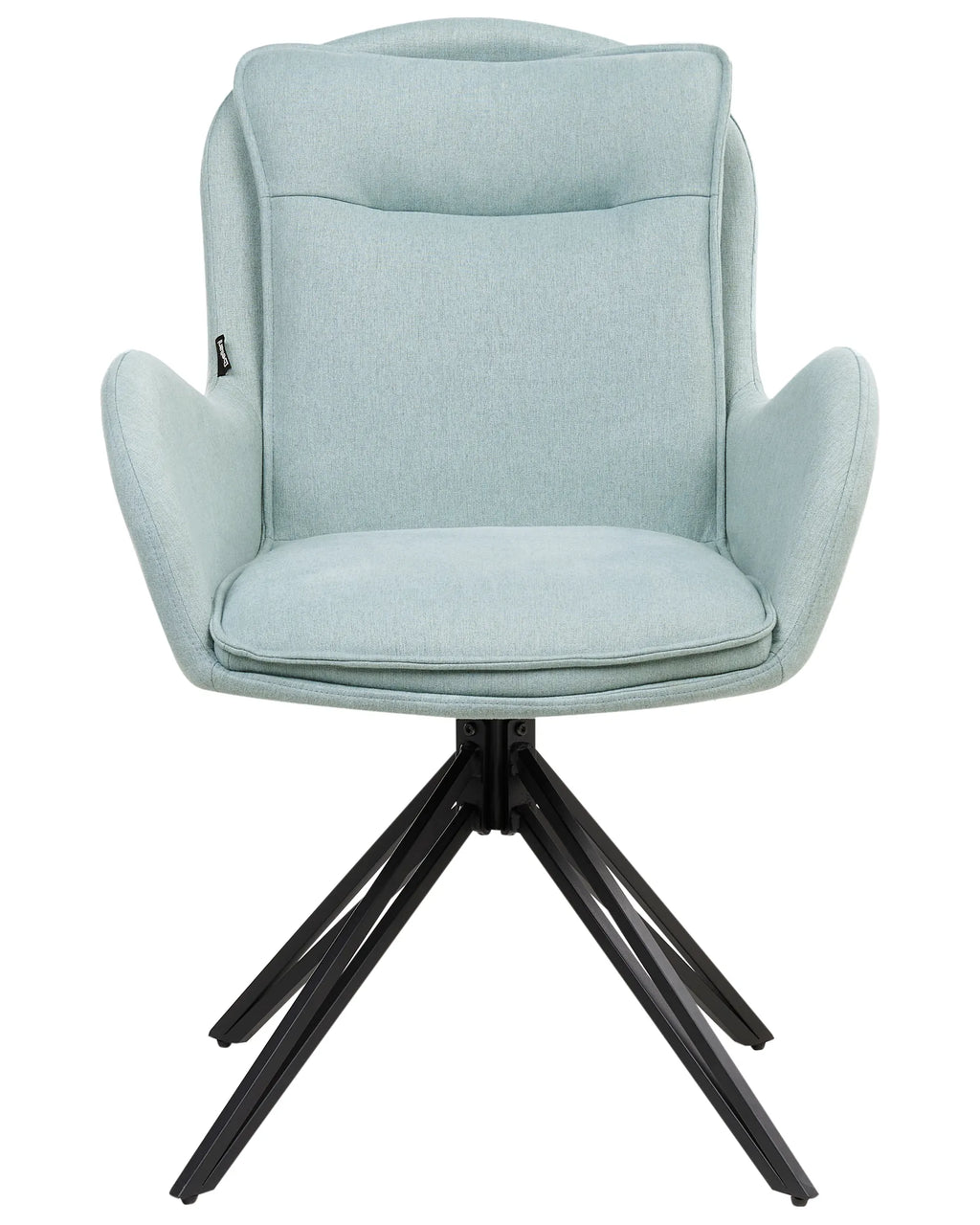 Set of 2 Dining Chairs Swivel AVELAR Mint Green