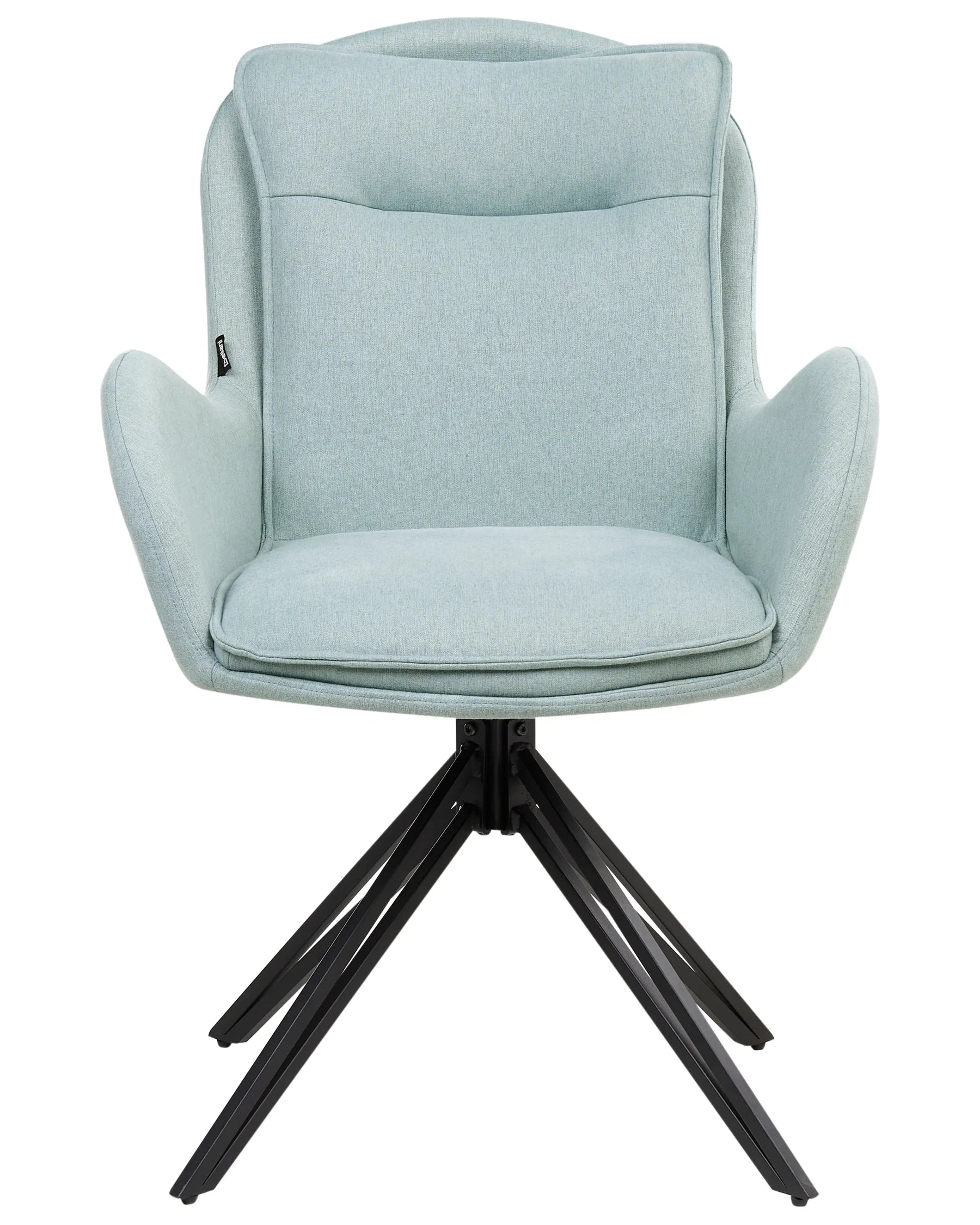 Set of 2 Dining Chairs Swivel AVELAR Mint Green