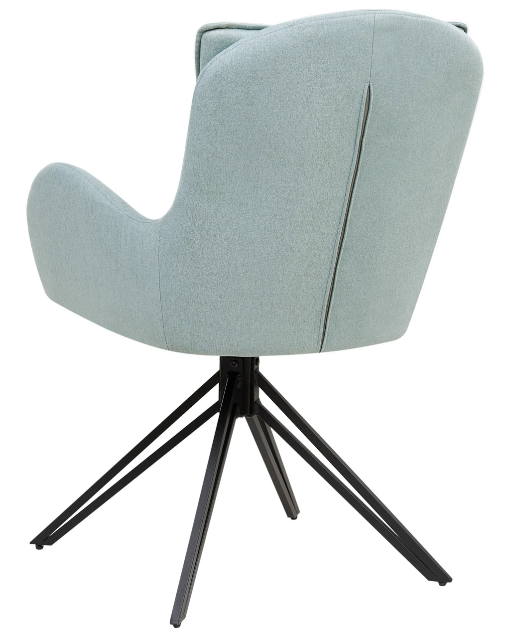 Set of 2 Dining Chairs Swivel AVELAR Mint Green