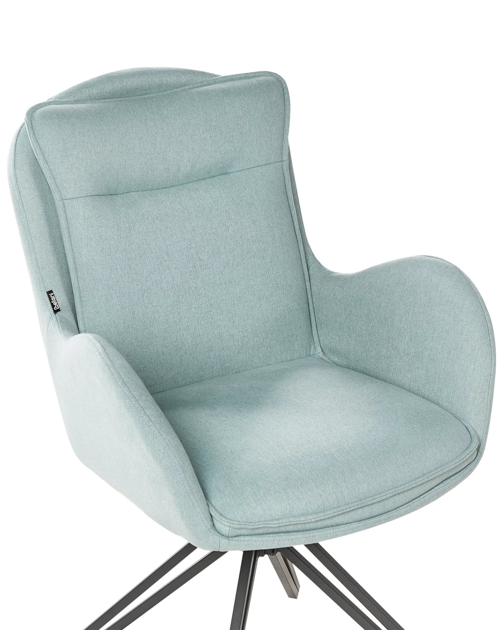 Set of 2 Dining Chairs Swivel AVELAR Mint Green