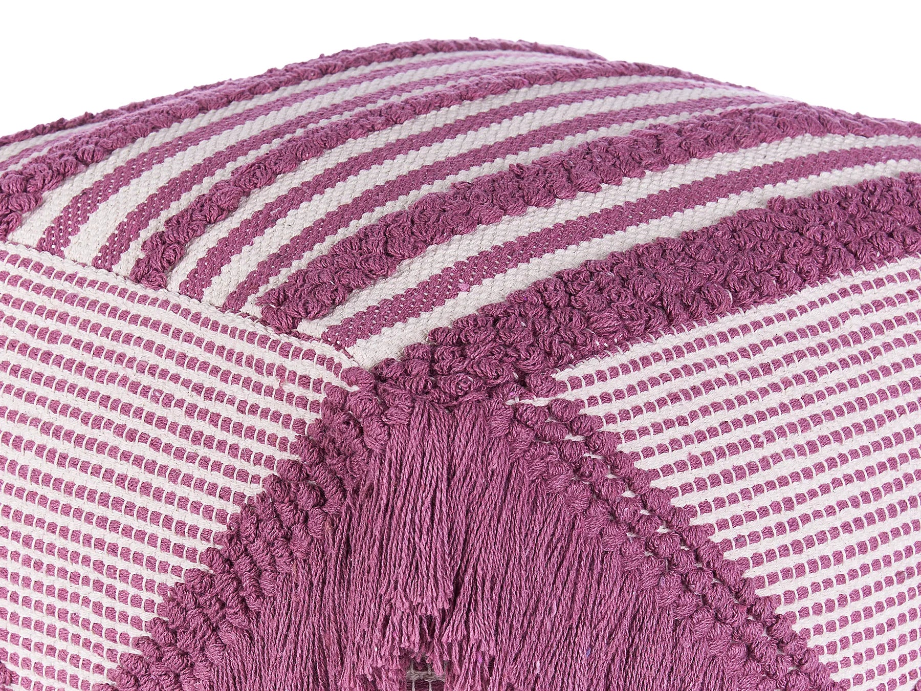 Pouffe KOCHI Cotton Pink