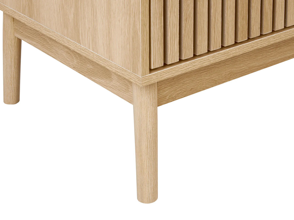 Coffee Table LYNWOOD Light Brown with Storage