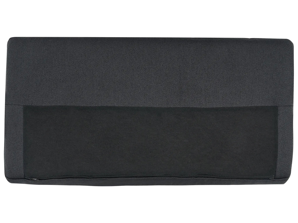 Corner Sofa 2 Seater BREDA Fabric Black Left Hand