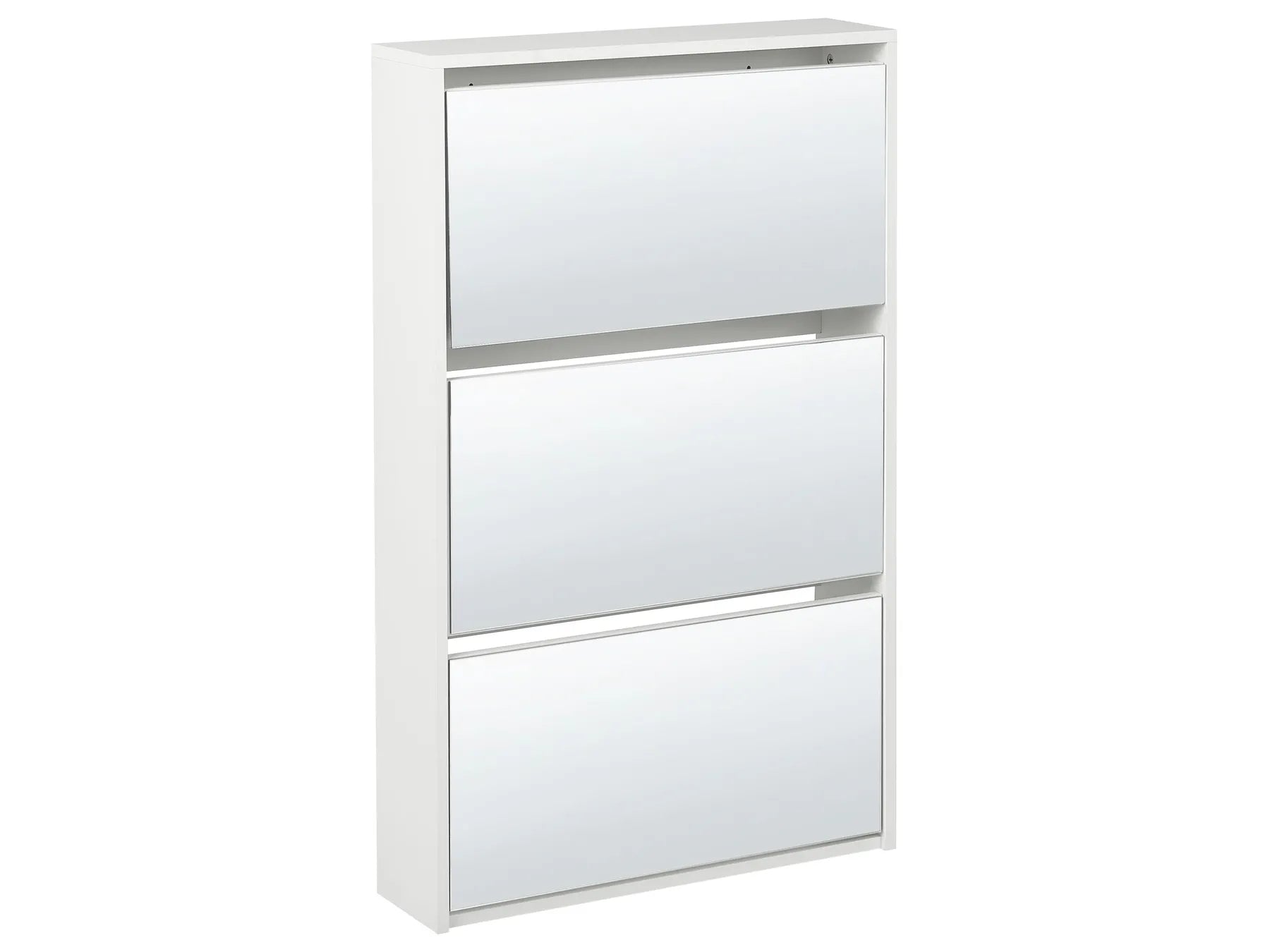 Shoe Storage Cabinet MIDFIELD with Storage White