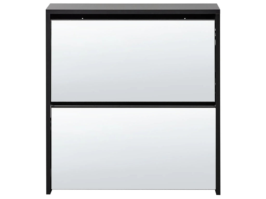 Shoe Storage Cabinet MIDFIELD with Storage Black