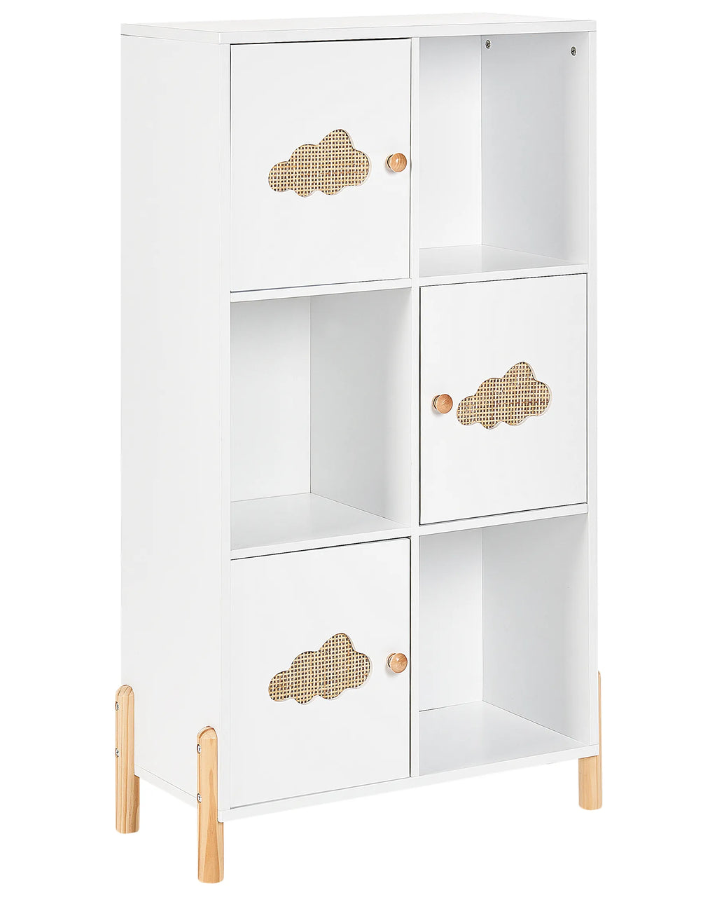 Shelving Unit CLOUDY 111 cm White