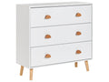 3 Drawer Chest CLOUDY White