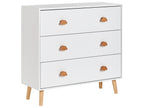 3 Drawer Chest CLOUDY White