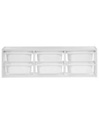 Wall Shelf with Storage Boxes TOBIN White