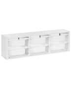 Wall Shelf with Storage Boxes TOBIN White