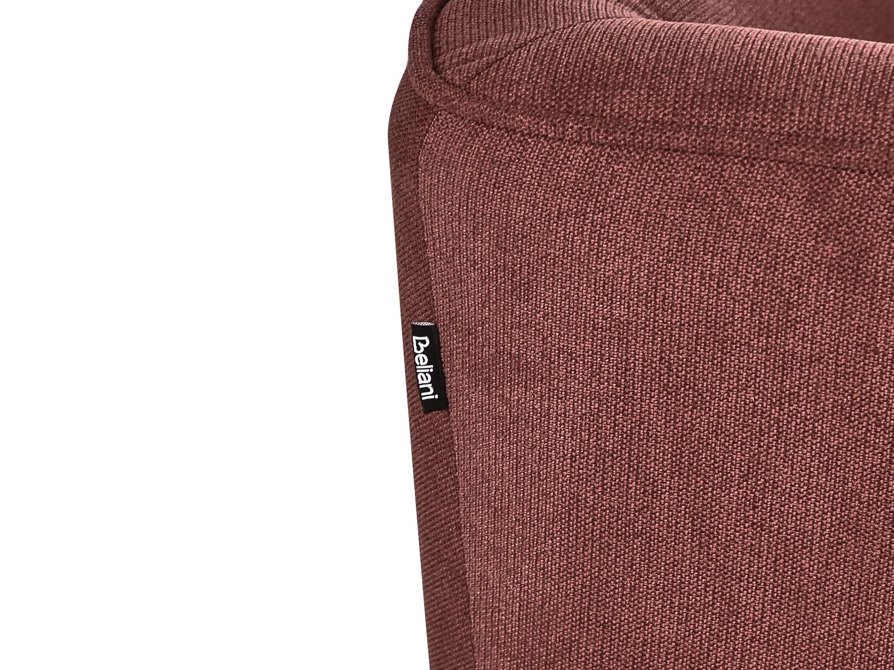 Living Room Set 5 Seater HOBRO Fabric Burgundy