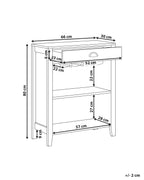 Sideboard WALKERSTON Dark Brown