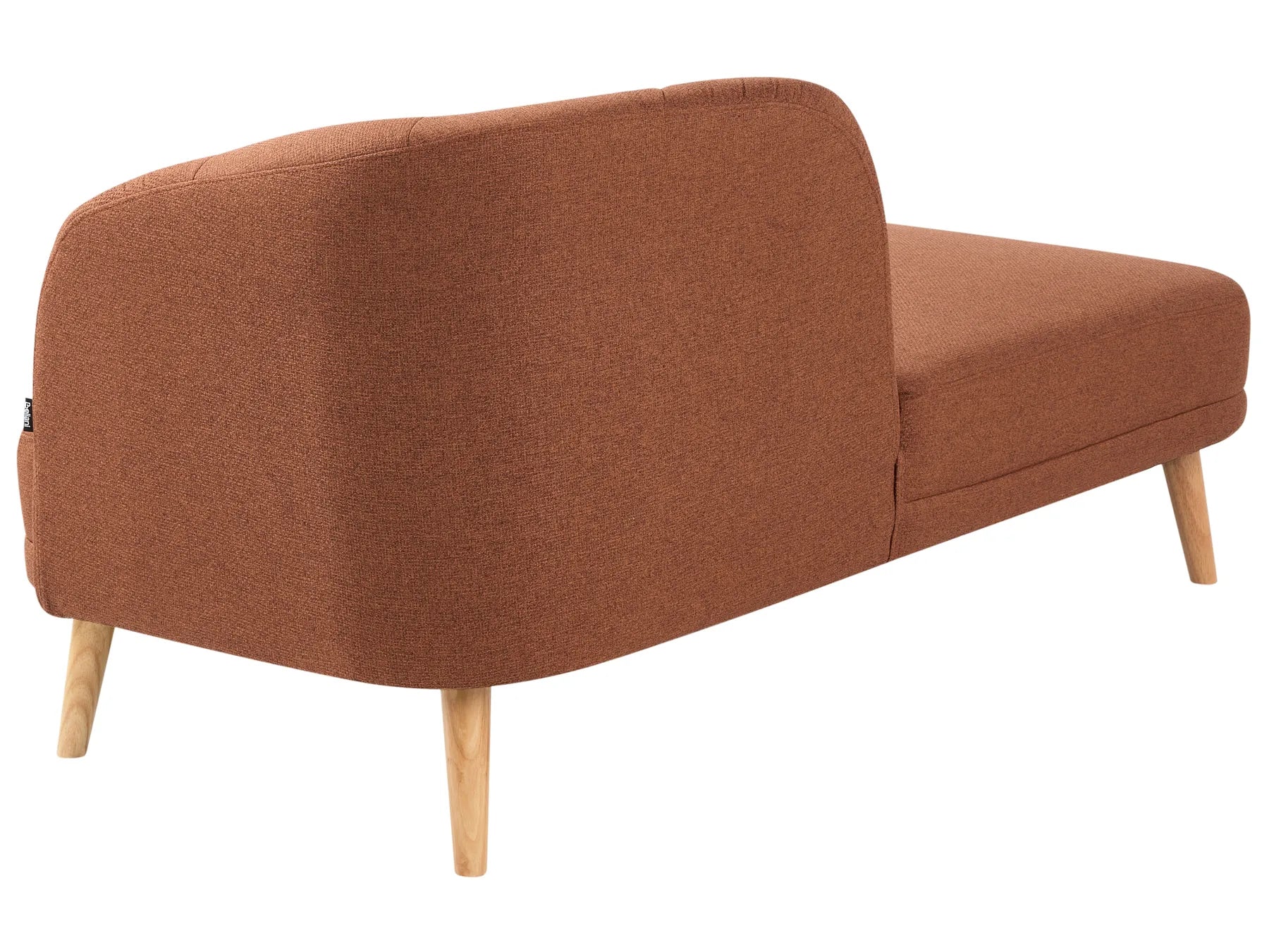 Right-Hand Chaise Lounge TANLAY Fabric Golden Brown