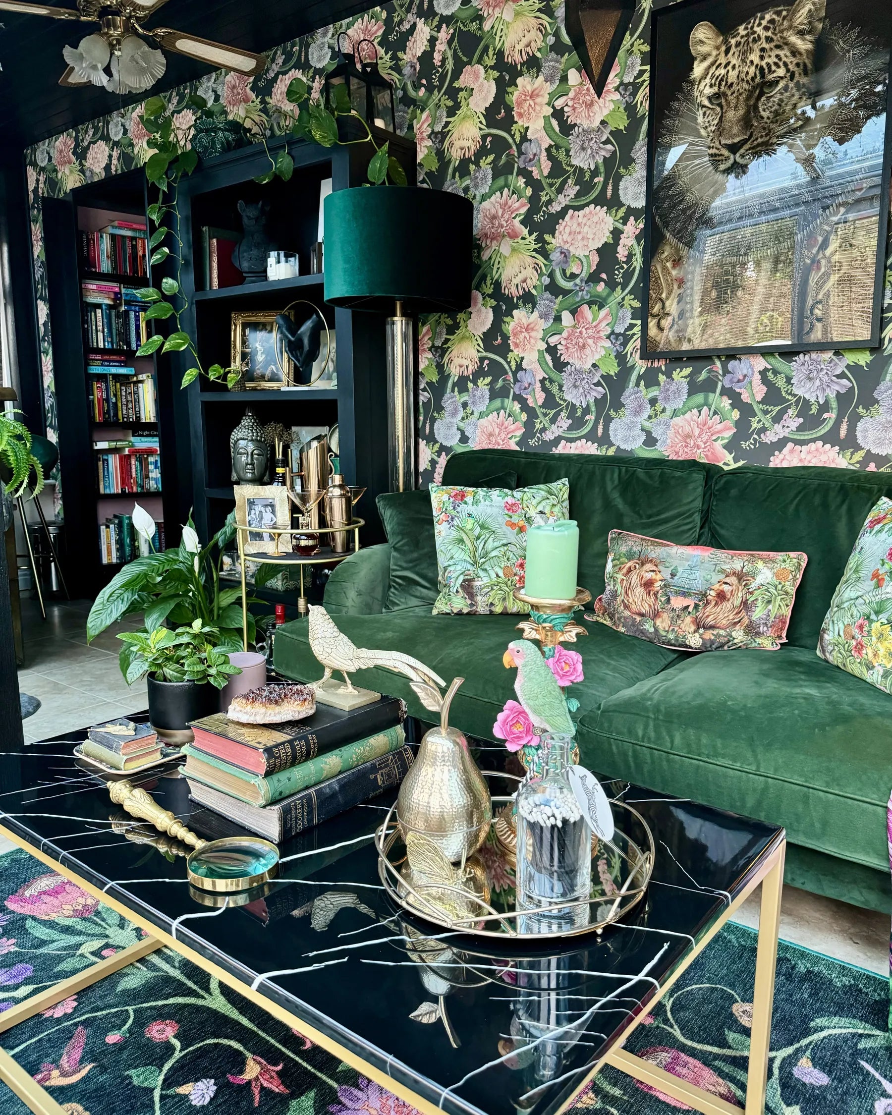 Coffee Table DELANO Black/ Gold