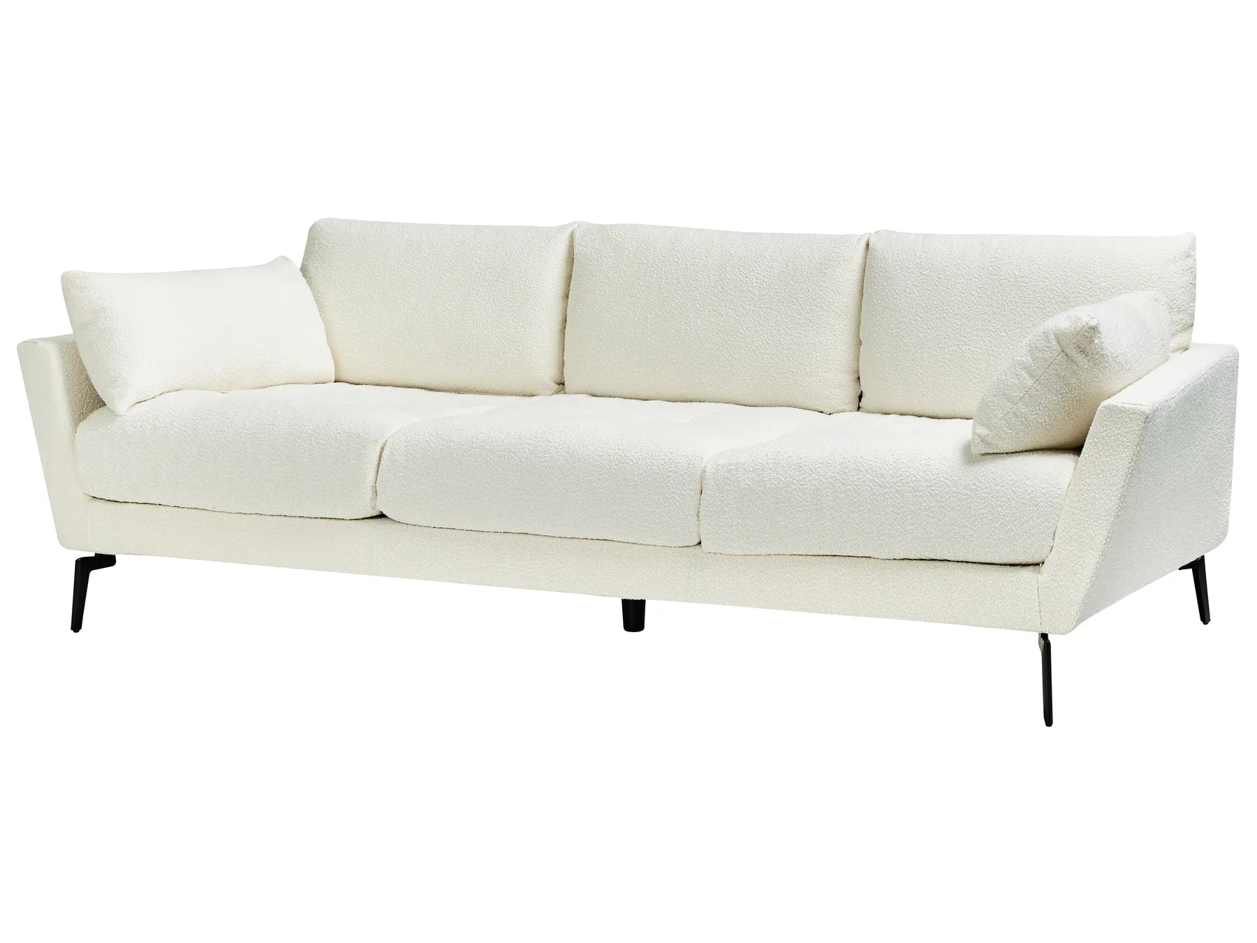 Sofa 4 Seater NENOLA Boucle Off-White