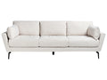 Sofa 4 Seater NENOLA Fabric Light Beige