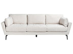 Sofa 4 Seater NENOLA Fabric Light Beige