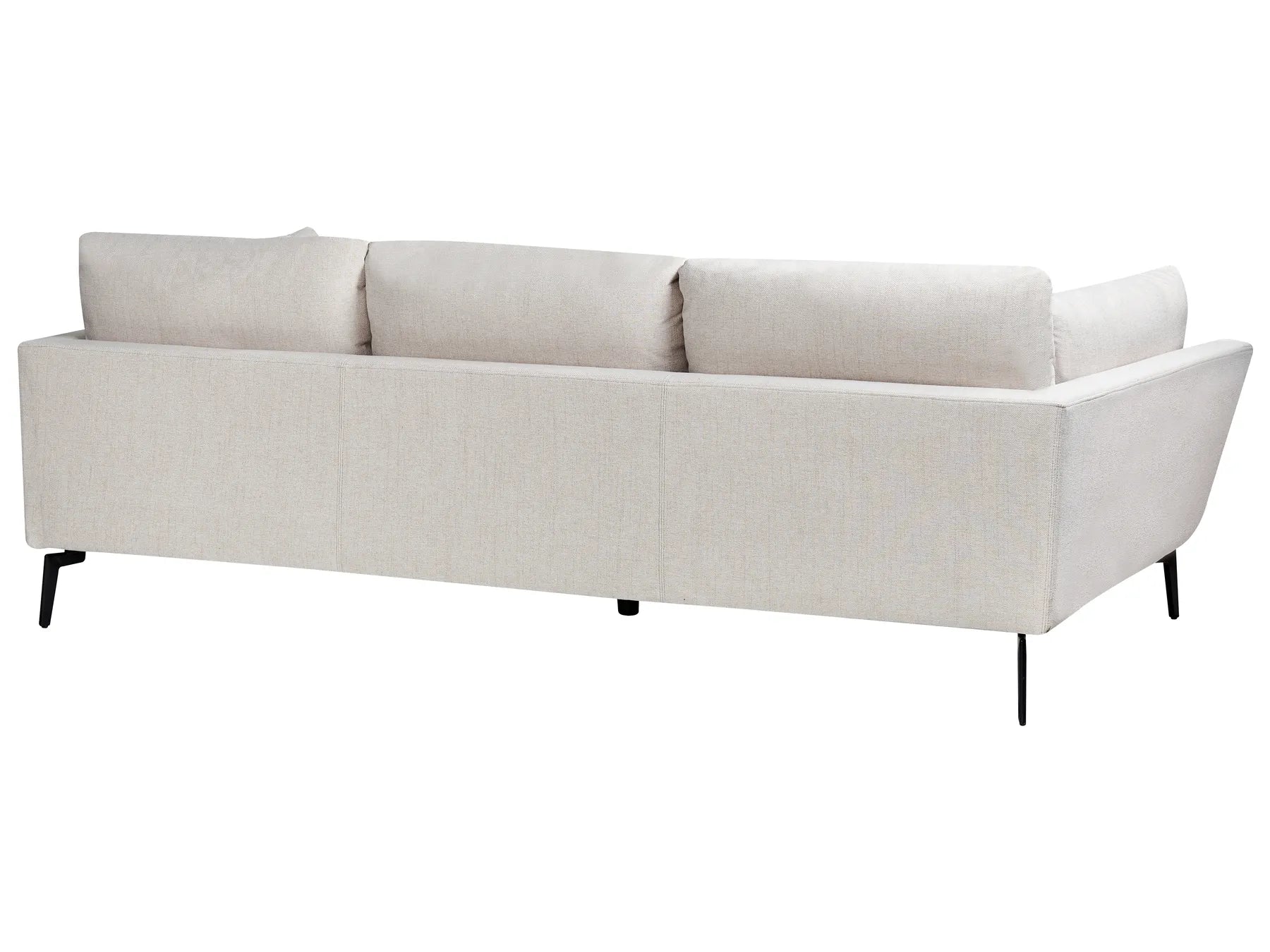 Sofa 4 Seater NENOLA Fabric Light Beige