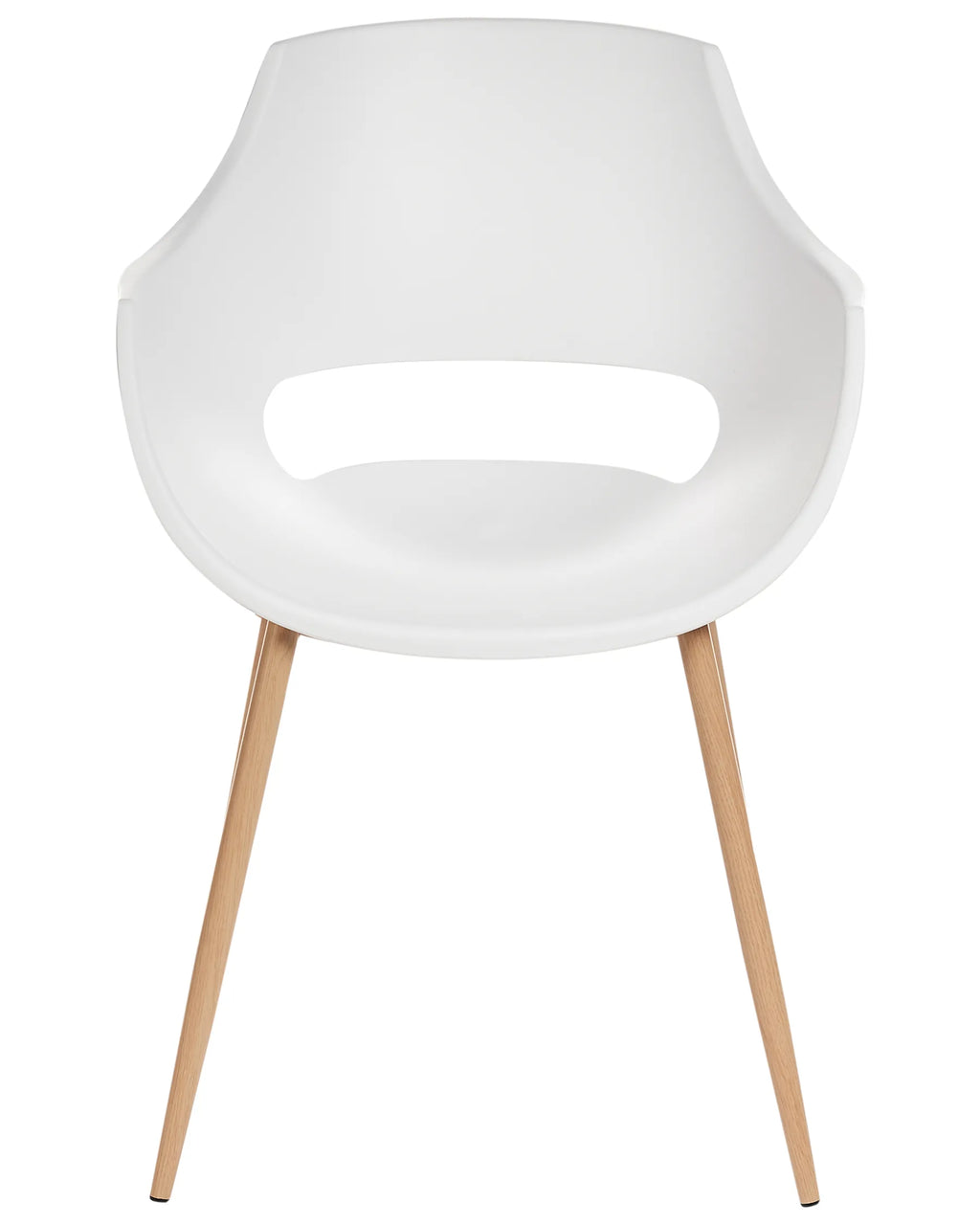 Set of 4 Dining Chairs White