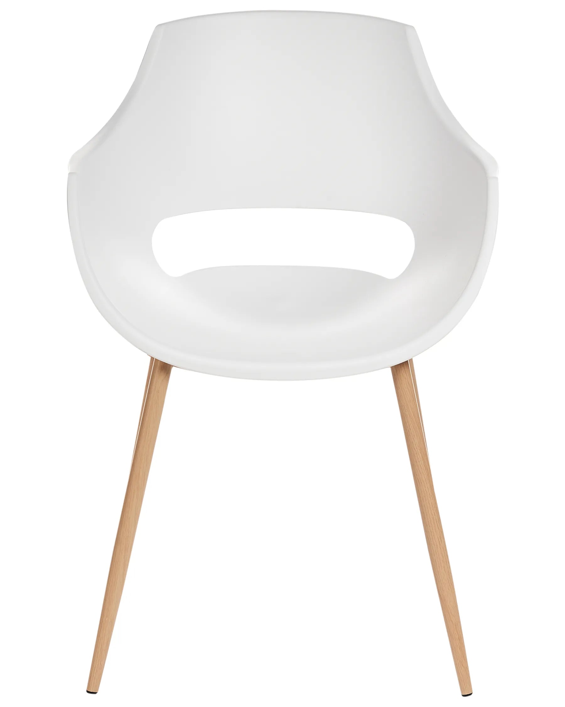 Set of 4 Dining Chairs White