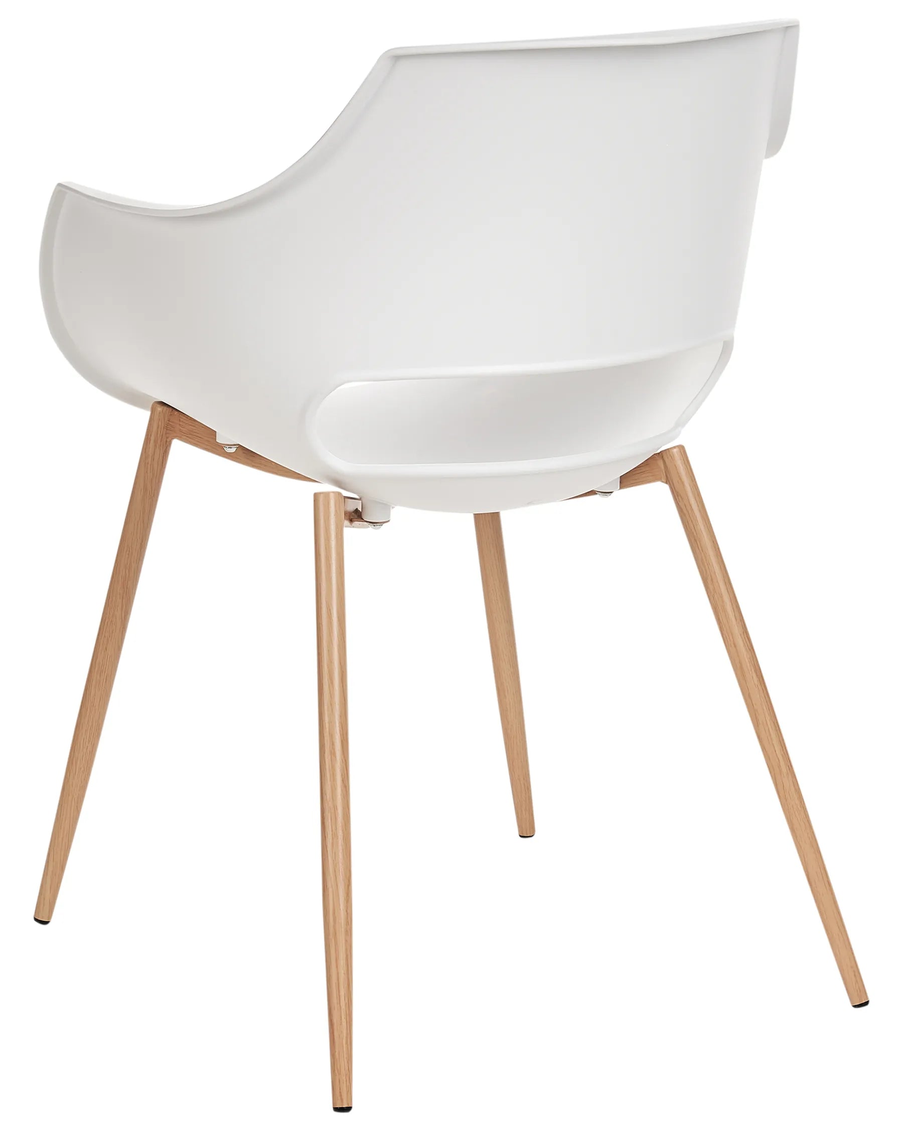 Set of 4 Dining Chairs White