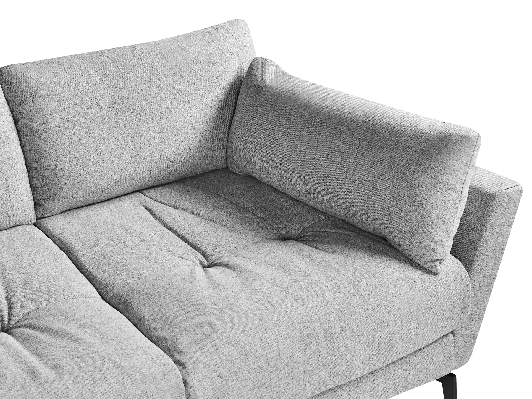 Sofa 4 Seater NENOLA Fabric Grey