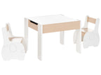 Kids Table with Chairs LOYD  White