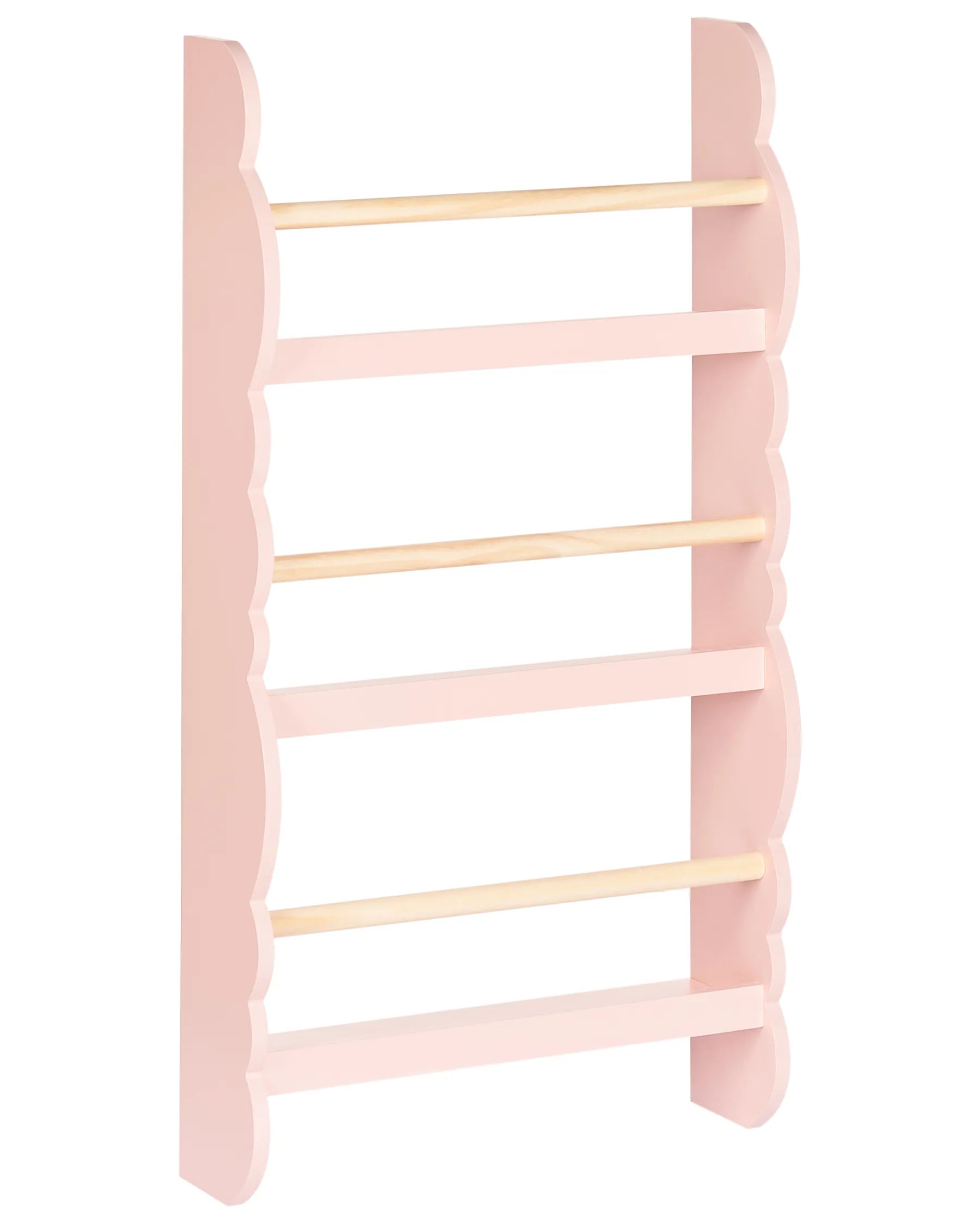 Wall Bookshelf RIGOLET 80 cm Pastel Pink