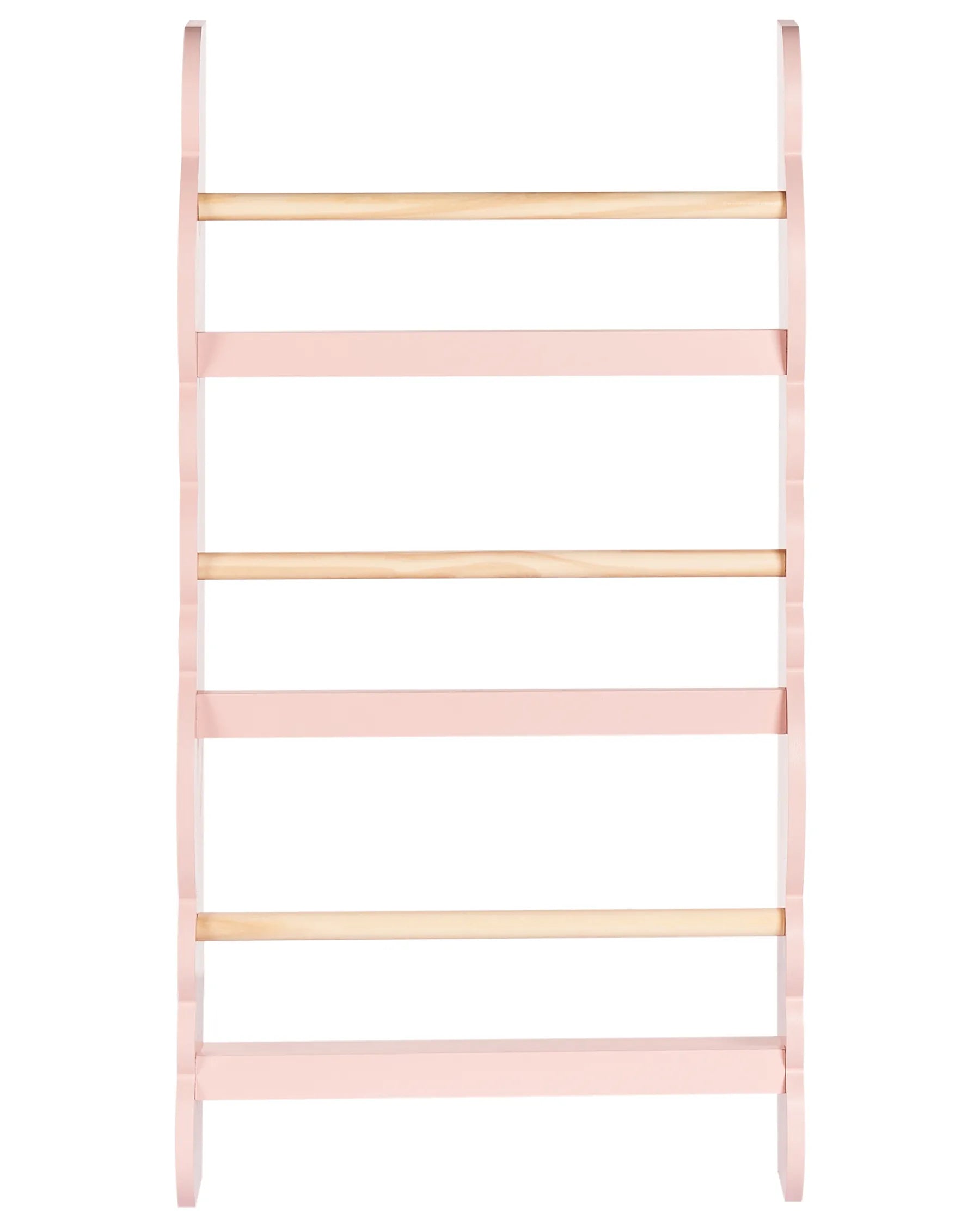 Wall Bookshelf RIGOLET 80 cm Pastel Pink