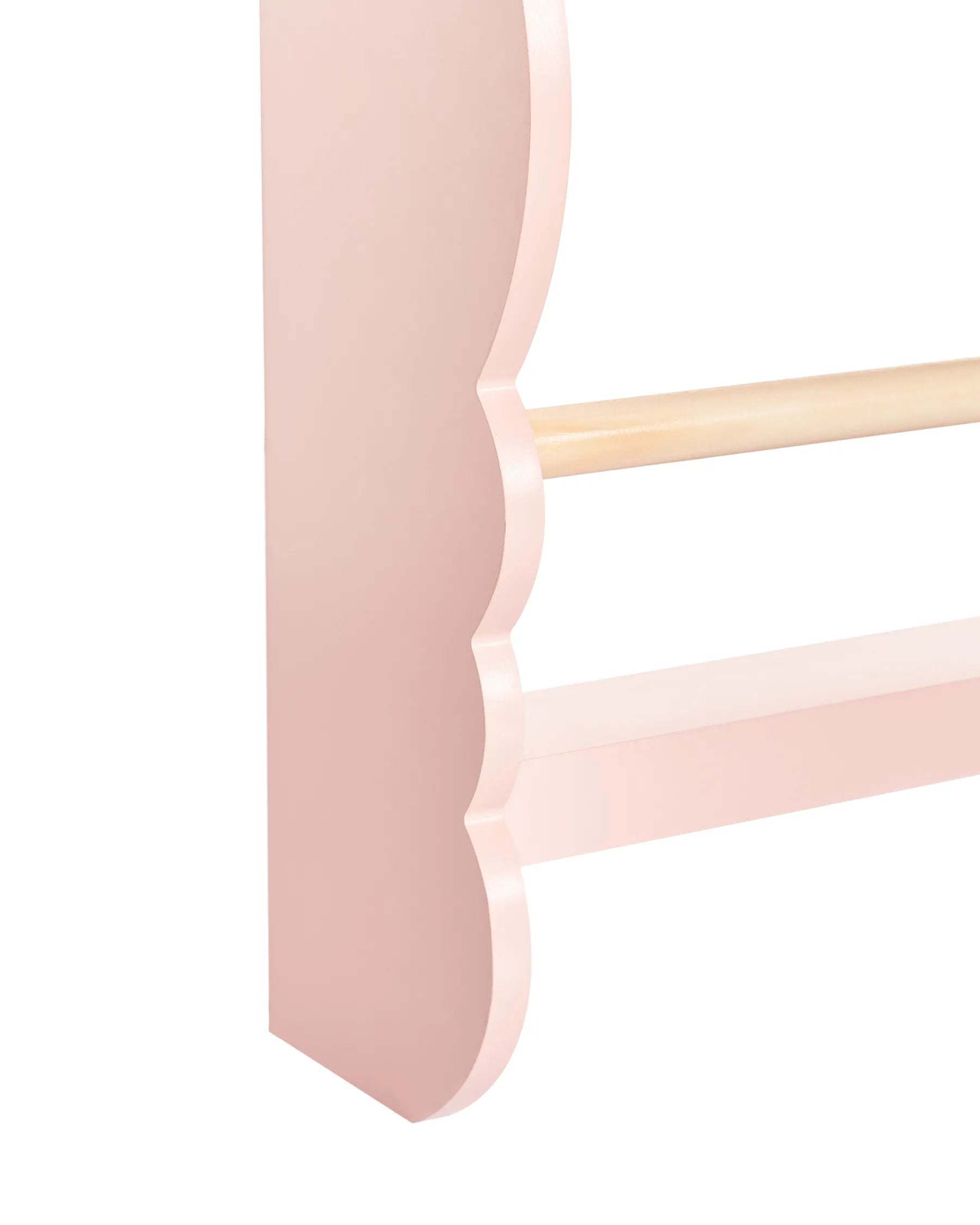 Wall Bookshelf RIGOLET 80 cm Pastel Pink