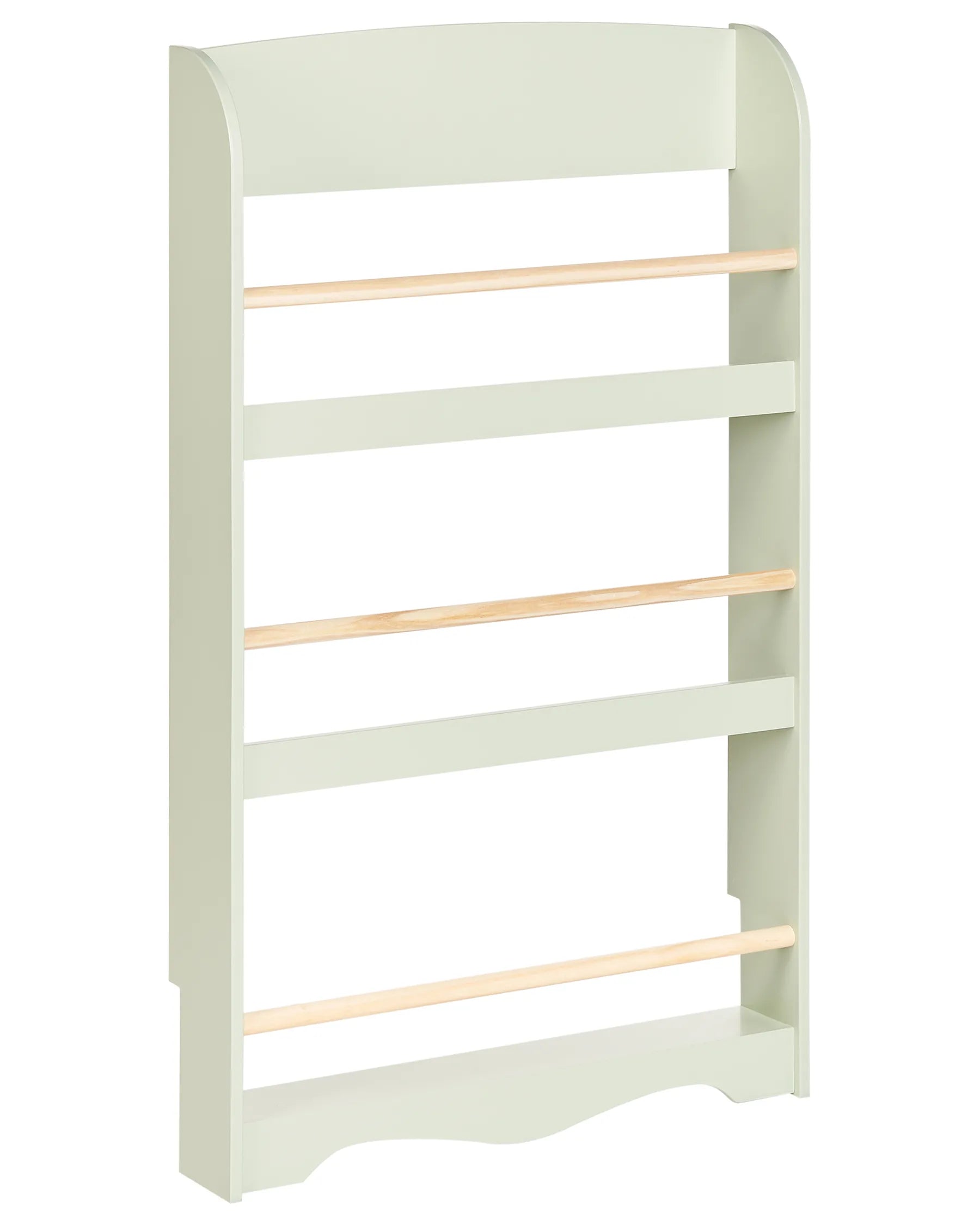Wall Bookshelf LILOET 100 cm Light Green