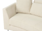 Curved Sofa 7 Seater ROTUNDE Fabric Beige