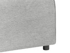 U-Shape Sofa Bed 4 Seater VATNE Fabric Light Grey with Storage