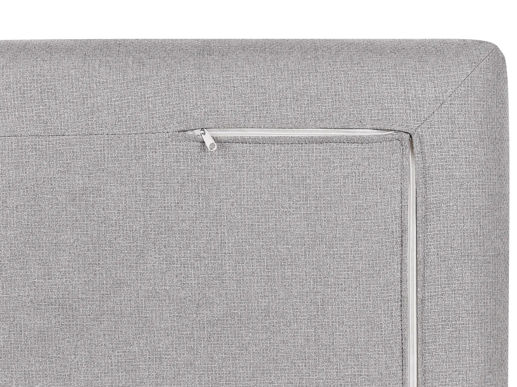 Ottoman HEDEN Fabric Grey