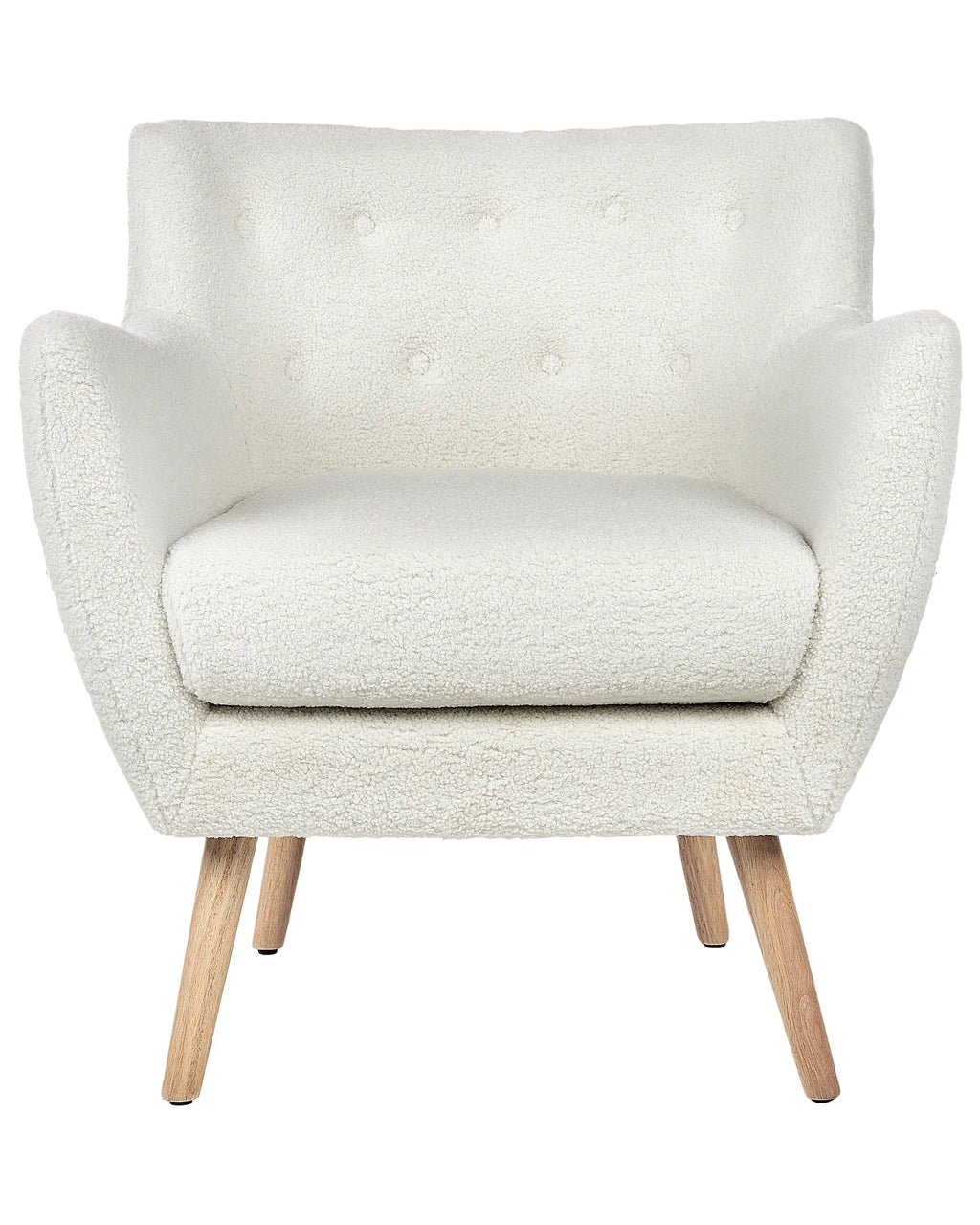 Armchair DRAMMEN Boucle White