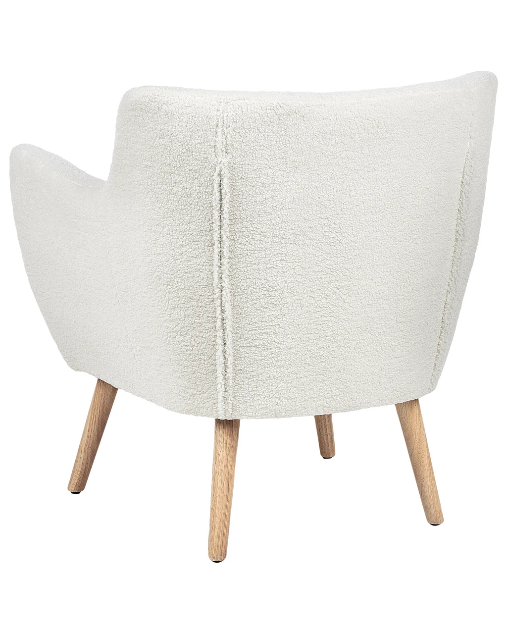 Armchair DRAMMEN Boucle White