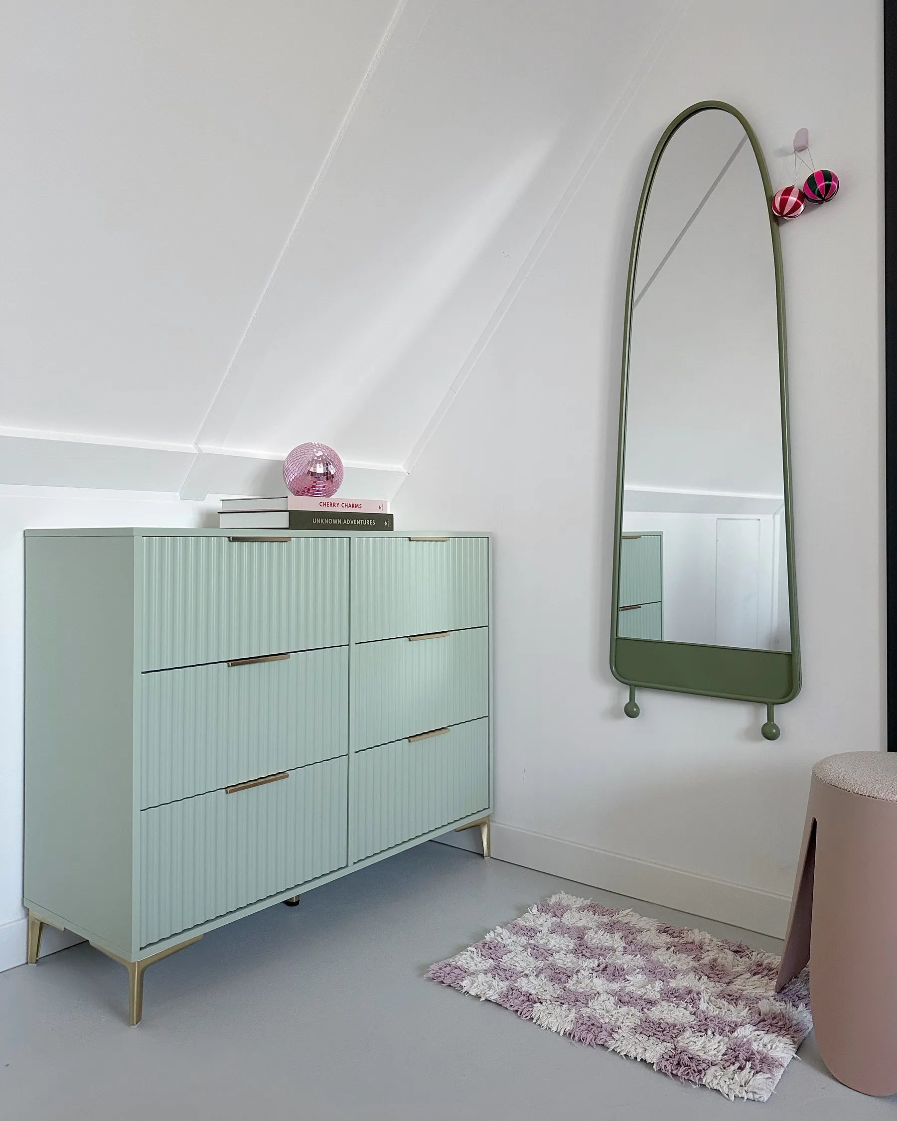 6 Drawer Chest WALCOTT Light Green