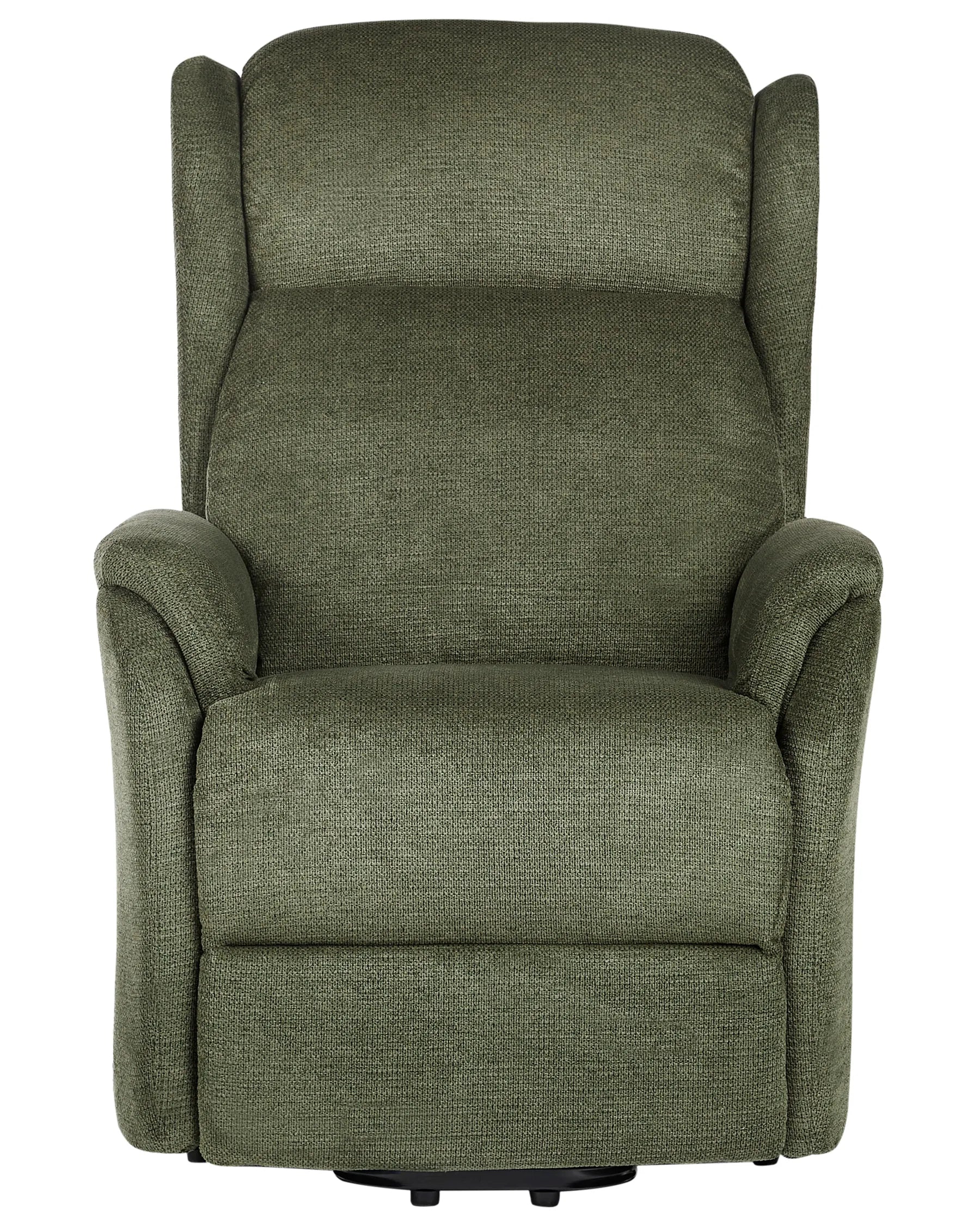 Electric Recliner Chair ELEGY With Footrest Fabric Green