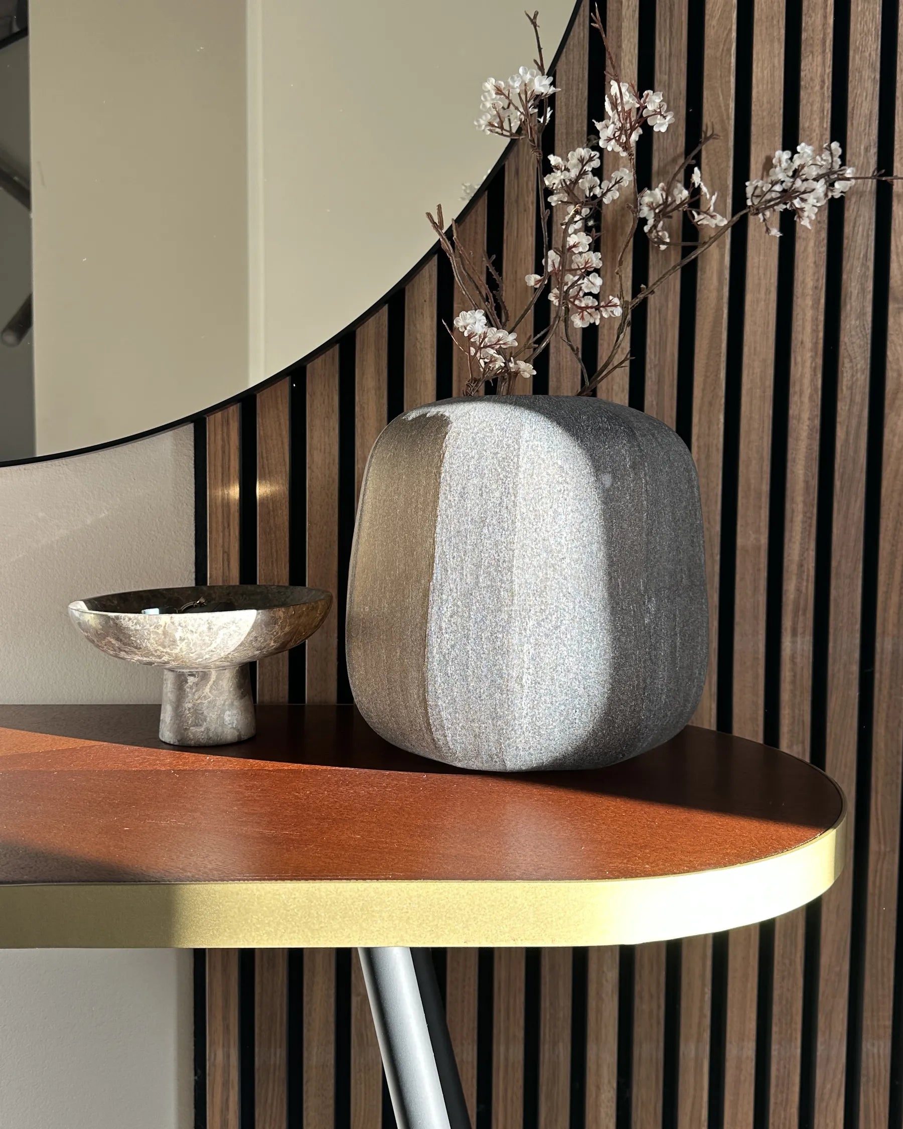 Console Table RAMONA Dark Ash Wood