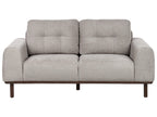 Sofa 2 Seater LAURILA Fabric Light Grey