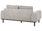 Sofa 2 Seater LAURILA Fabric Light Grey