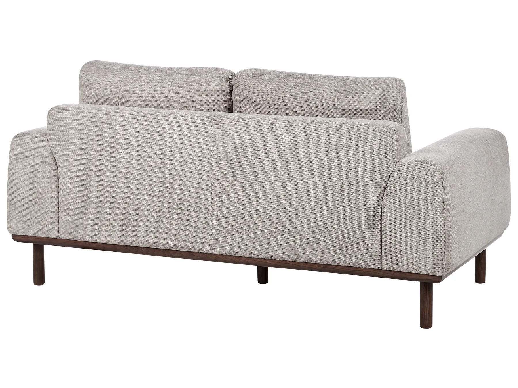 Sofa 2 Seater LAURILA Fabric Light Grey
